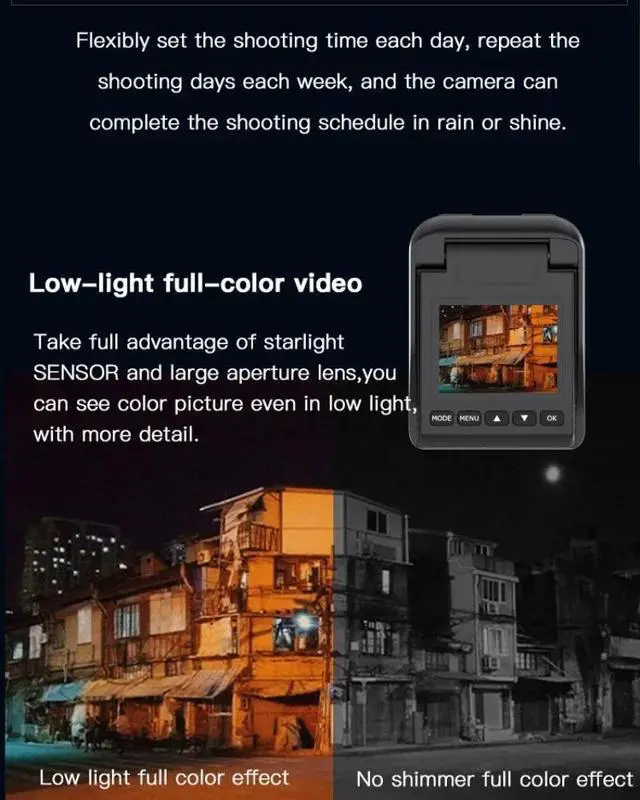 Alt view image 2 of 7 - TL3000 Portable Time Lapse Full Color Support timing shooting recording Camera
