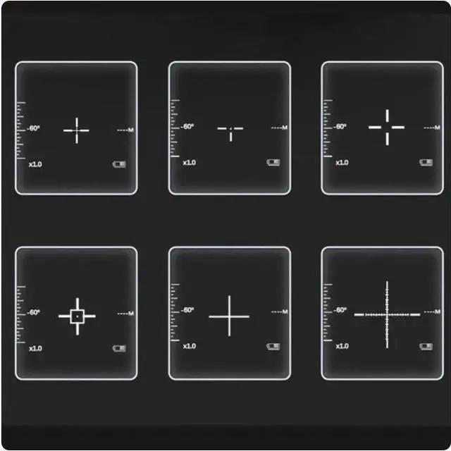 Alt view image 6 of 7 - Night Vision Camera Scope Sights WIFI APP 4-16X Zoom 1200m Laser Rangefinder