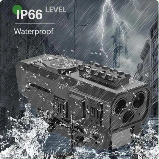 Alt view image 7 of 7 - Tiny Night Vision 1080P Laser Rangefinder Camera Scope WIFI 4-16X Zoom IR 1200m