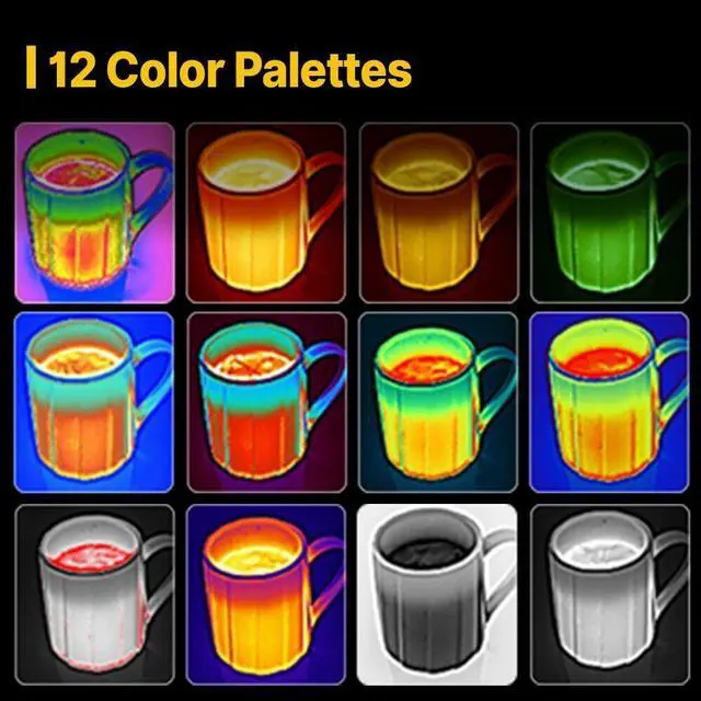 Alt view image 5 of 7 - 512×384 P2 Thermal Camera Android,1112,15x Zoom,USB-C Infrared Thermal Imager