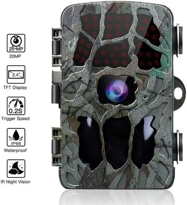 Alt view image 2 of 7 - H982 4K 1080P HD Night Vision Trail Thermal Imager Hunting IP66 Digital Camera