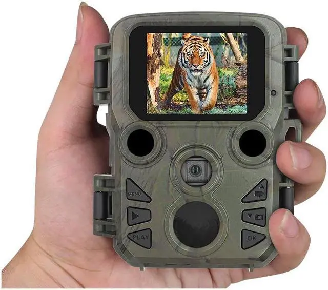Alt view image 2 of 7 - H511C NEW Trail Camera Long-range Night Vision 4K Wildlife Mini Hunting Camera