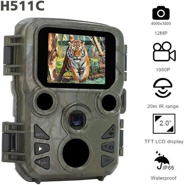 Main image of 1080P Mini Hunting Game Trail Camera 12MP Wildlife Waterproof Cam Night Vision