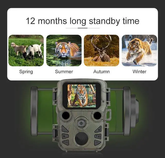 Alt view image 7 of 7 - H511C TFT LCD Display Infrared 20m Night Vision Trail Camera 12MP Hunting Camera