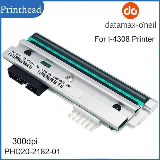 Main image of Genuine PHD20-2182-01 Printhead For Datamax I-Class I-4308 Printer 300dpi
