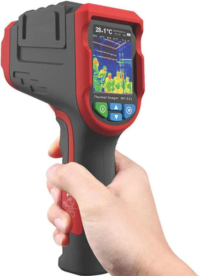 Alt view image 5 of 7 - Infrared Thermal Temperature Imager Camera With 8GB Heating Detector