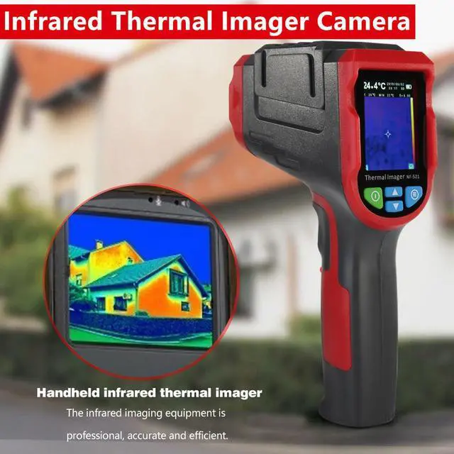 Alt view image 6 of 7 - Infrared Thermal Temperature Imager Camera With 8GB Heating Detector