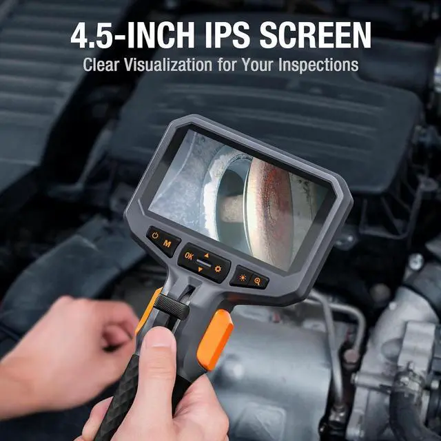 Alt view image 5 of 7 - TESLONG TD500 Industrial Waterproof Borescope Inspection Camera Monitor 5 Inch