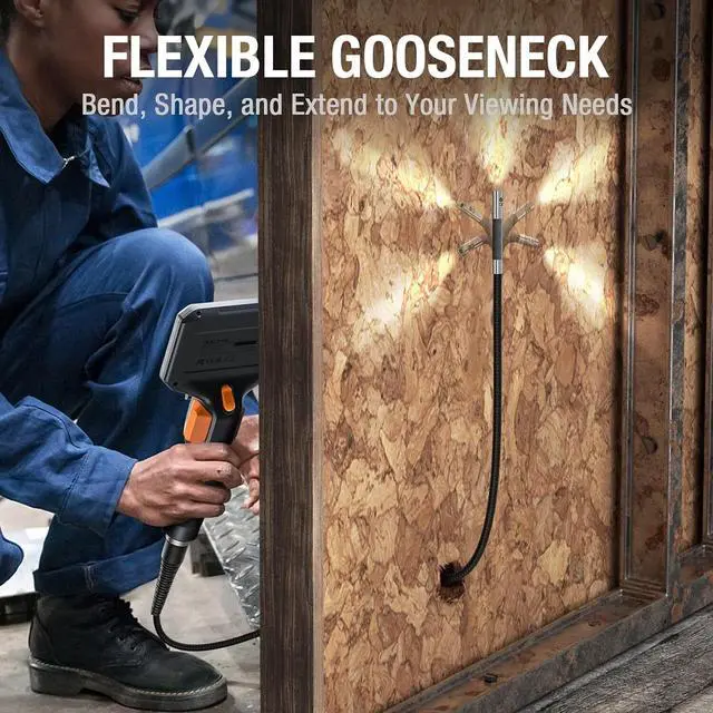 Alt view image 6 of 7 - TESLONG 6.5mm TD500 Borescope Inspection Camera Two-Way Articulating Endoscope Camera