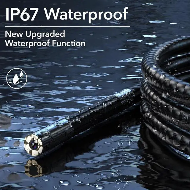 Alt view image 4 of 7 - Ralcam Articulating Borescope 4-Way 360° Industrial Endoscope Camera Semi Rigid