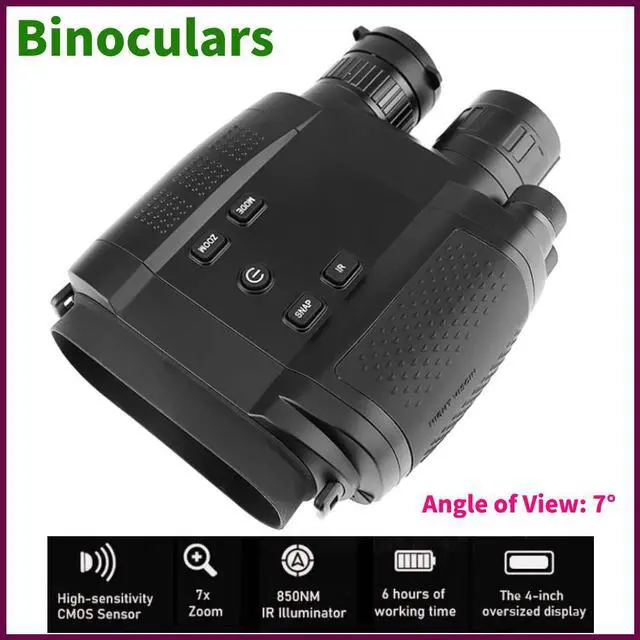 Alt view image 2 of 7 - NV400C IR 3X Night Vision Goggles Camera 1280X960 Binoculars Telescope 5 levels