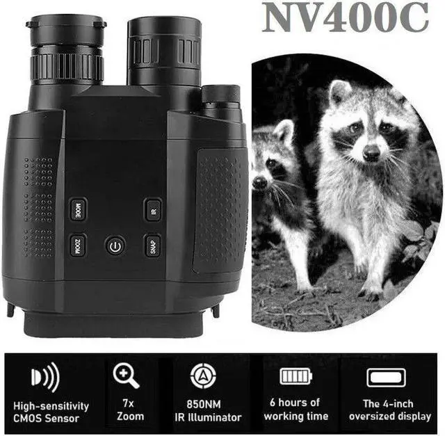 Main image of NV400C IR 3X Night Vision Goggles Camera 1280X960 Binoculars Telescope 5 levels