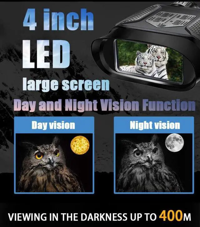 Alt view image 4 of 7 - NV400C IR 3X Night Vision Goggles Camera 1280X960 Binoculars Telescope 5 levels