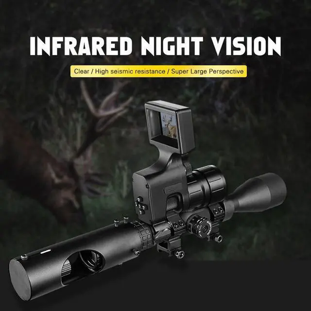 Alt view image 5 of 7 - NVS30 Digital Night Vision Rifle Scope Camera WIFI Connecting 5W 850nm IR Power