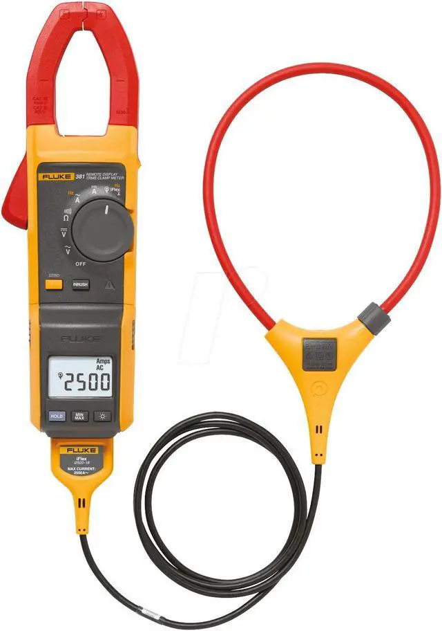 Alt view image 6 of 7 - Fluke 381 Remote Display True-RMS AC/DC Clamp Meter with iFlex AC/DC Voltage