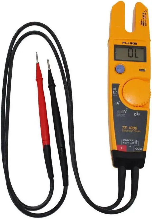 Alt view image 3 of 7 - Fluke T5-1000 Voltage Current Electrical Clamp Meter&Soft Case Holster NEW