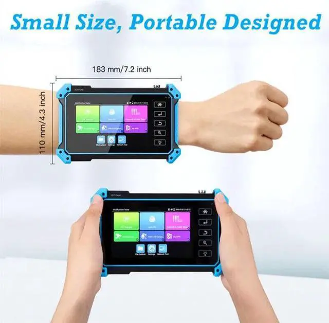 Alt view image 6 of 7 - 8MP IP  Camera Tester  Analog Monitor Security IPC Tester