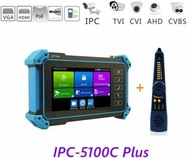 Main image of 5.4" IPC-5200C/IPC-5100 Camera IPC Tester Tool PTZ UTP 5100C Plus