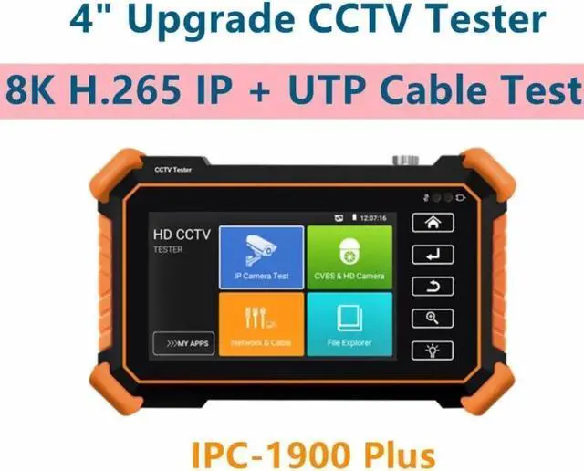 Main image of 4inch 8K IPC-1900 Plus IP Camera Tester PoE WIFI Tester Monitor