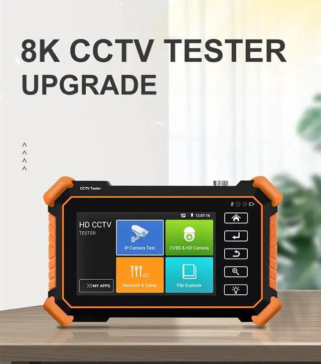 Alt view image 7 of 7 - 4-inch 8K H.265 Camera Tester HDMI VGA IP Camera Tester 1910 Plus