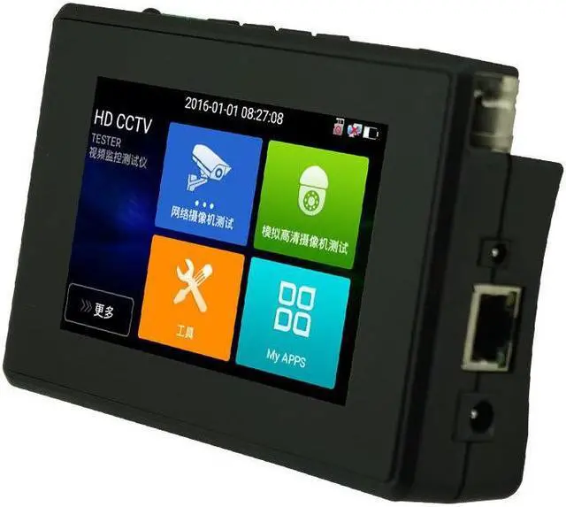 Alt view image 6 of 7 - Rsrteng 4" IP Camera Tester 4K 12MP POE IPC-1800ADH Plus