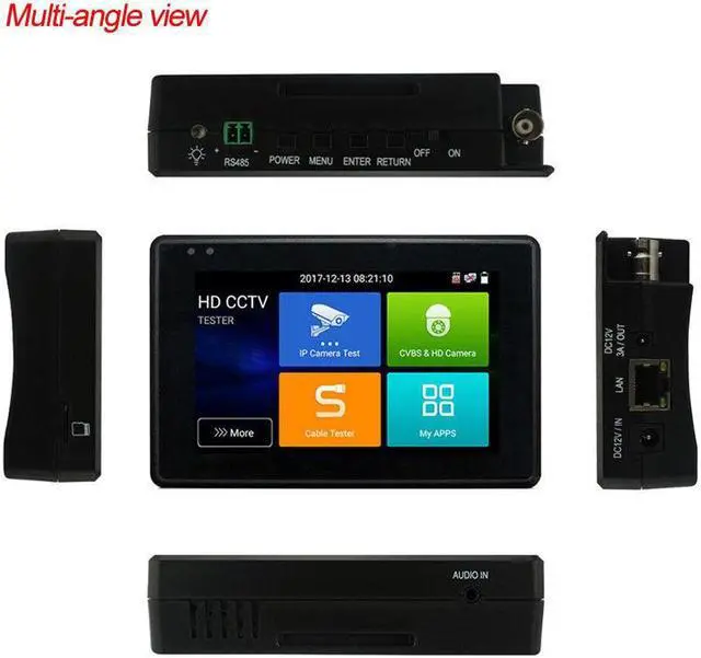 Alt view image 2 of 7 - 4 Inch H.265 4K Tester Monitor IP Analog Camera Tester camera