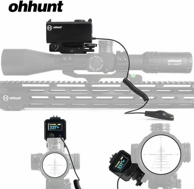 Alt view image 2 of 7 - LE032 Range Finder 1200M IP65 Waterproof Real-time Laser Rangefinder