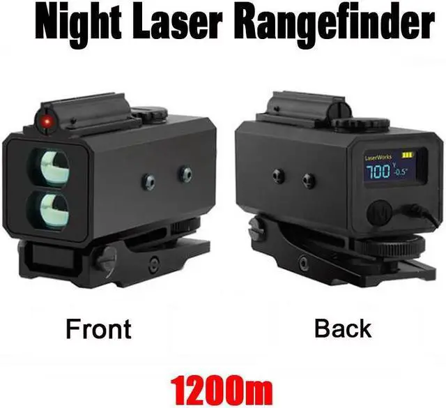 Alt view image 2 of 7 - LE-032 Range Finder 1200M Waterproof Tactical Mini Laser Rangefinder Hunting