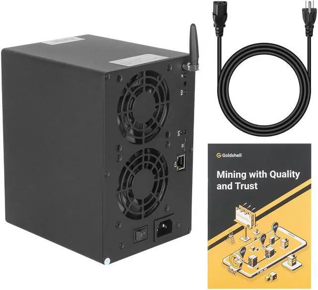 Alt view image 2 of 7 - Goldshell Mini DOGE 3 III Plus 810MH/s 500W LTC DOGE BELLS Miner with PSU