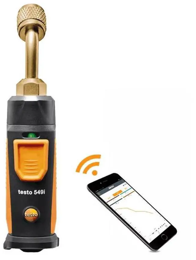 Alt view image 2 of 7 - Testo 549i High-pressure Gauge Bluetooth Smart and Wireless Probe 0560 2549 03