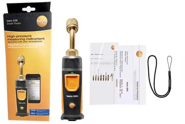 Alt view image 7 of 7 - Testo 549i High-pressure Gauge Bluetooth Smart and Wireless Probe 0560 2549 03