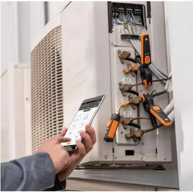 Alt view image 6 of 7 - Testo 549i High-Pressure Gauge Operated Via Smartphone 150h 0.01 psi 7/16 in-UNF