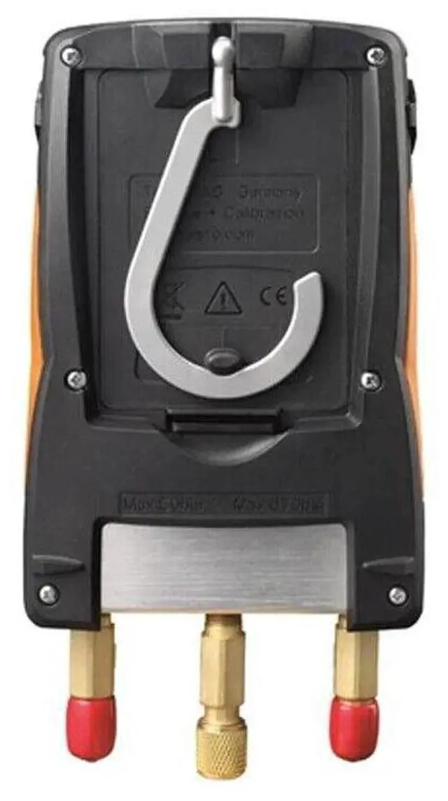 Alt view image 4 of 7 - Testo 549 Digital Manifold Meter 2 Valve System Air Conditioning Pressure Gauge