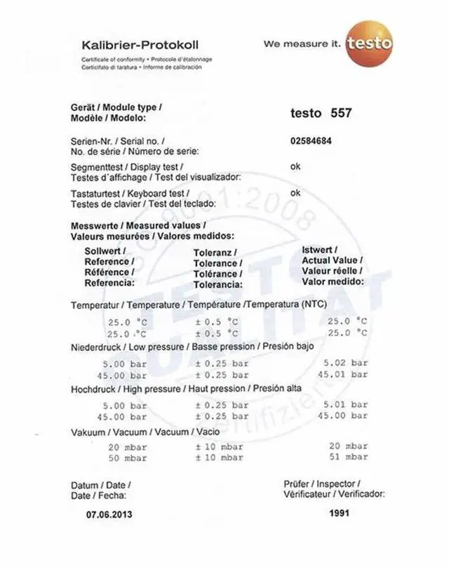 Alt view image 3 of 7 - testo 549 Digital Manifold air Conditioning Refrigeration Systems 0560 0550/