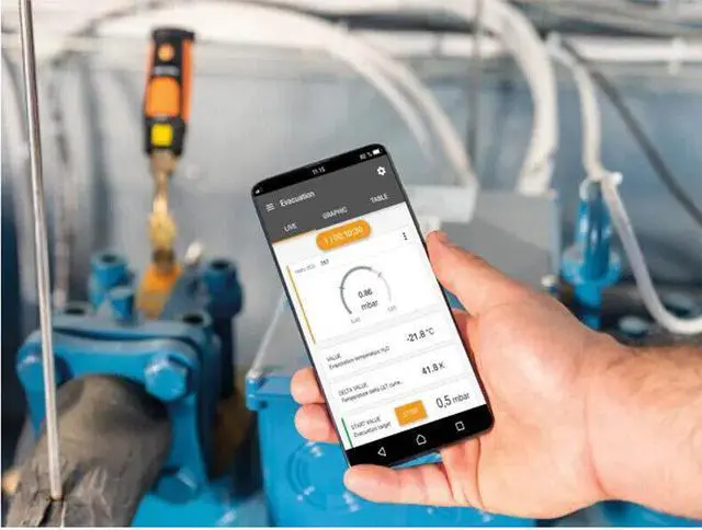 Alt view image 6 of 7 - Testo 552i App-controlled wireless vacuum probe Product NO. 0564255201 Bluetooth