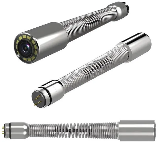 Alt view image 4 of 7 - 7" Sewer Pipe Inspection Video Camera AHD Rec Screen, 23mm Probe, 512Hz, Sapphire Lens, 1080P, 145°, 50m Endo, 4500mAh, 12 LEDs, 16GB, 7mm Cable