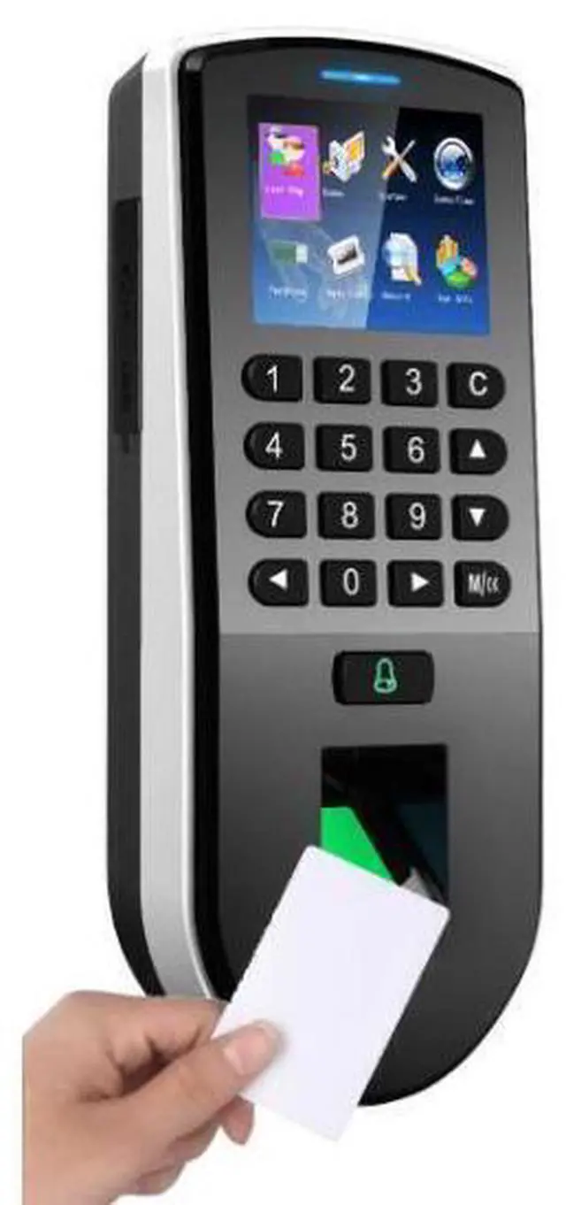 Alt view image 3 of 5 - ZK F19 TCP/IP 2.4-inch Screen Fingerprint Card Reader Access Control System With ID Card