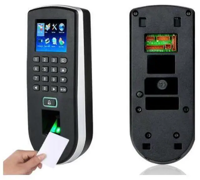 Alt view image 4 of 5 - ZK F19 TCP/IP 2.4-inch Screen Fingerprint Card Reader Access Control System With ID Card