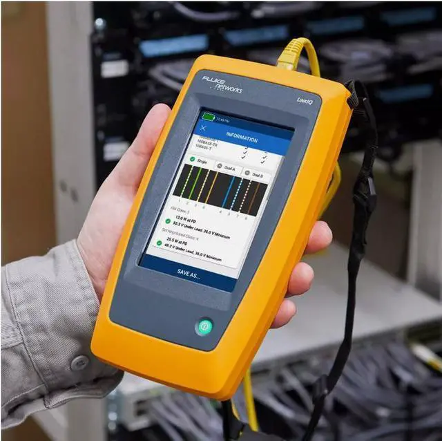 Alt view image 2 of 7 - Fluke Networks LinkIQ Cable+Network Tester Rechargeable Li-Ion battery USB-C