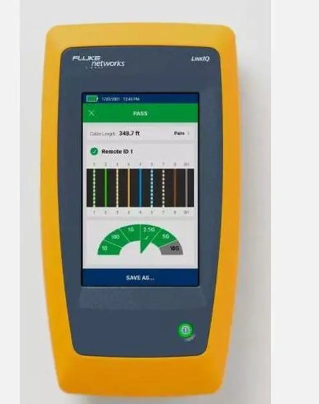Alt view image 2 of 7 - Fluke Networks LIQ-100-IE LinkIQ Industrial Ethernet Cable+Wi-Fi+Network Tester