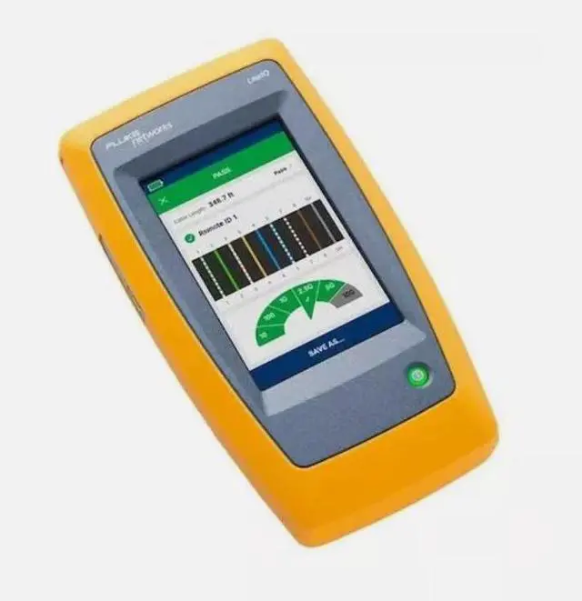 Alt view image 4 of 5 - Fluke Networks LIQ-KIT Cable Network Tester Rj45 Network Cables Touchscreen