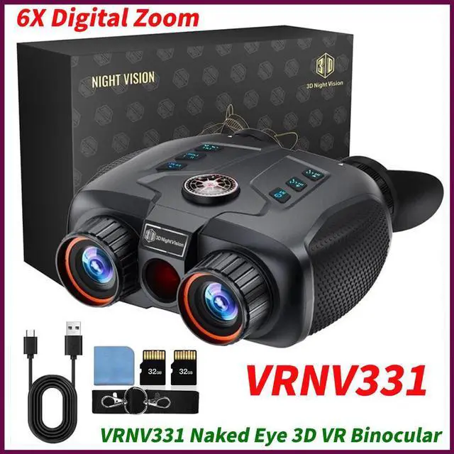 Main image of VRNV331 Naked Eye 3D VR Binocular Night Vision Device F1.2 FOV10 6X Digital Zoom