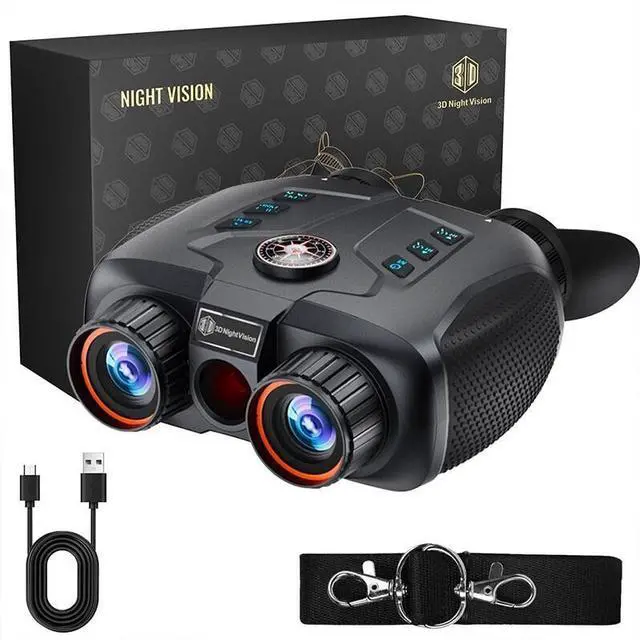 Alt view image 7 of 7 - VRNV331 Naked Eye 3D VR Binocular Night Vision F1.2 FOV10 6X Digital Zoom