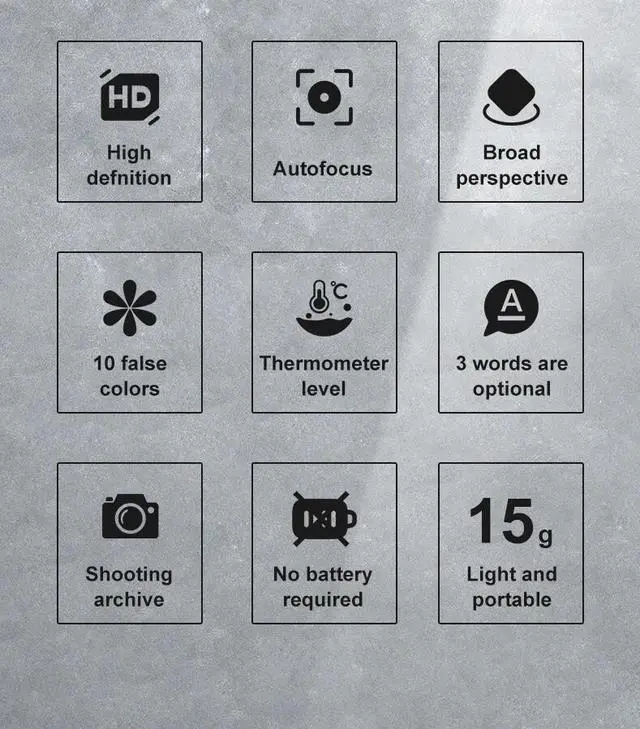 Alt view image 2 of 7 - HTI HT-203H Thermal Imaging Camera IR High Resolution 256x192 For Android Type C