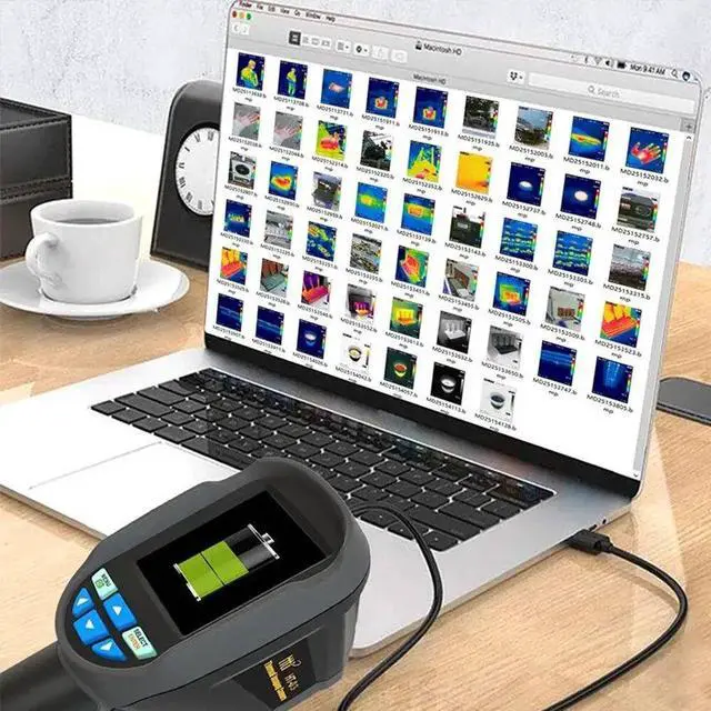 Alt view image 3 of 7 - HT-03 IR Infrared Thermal Imager & Visible Light Camera Digital Imaging 120x90 P