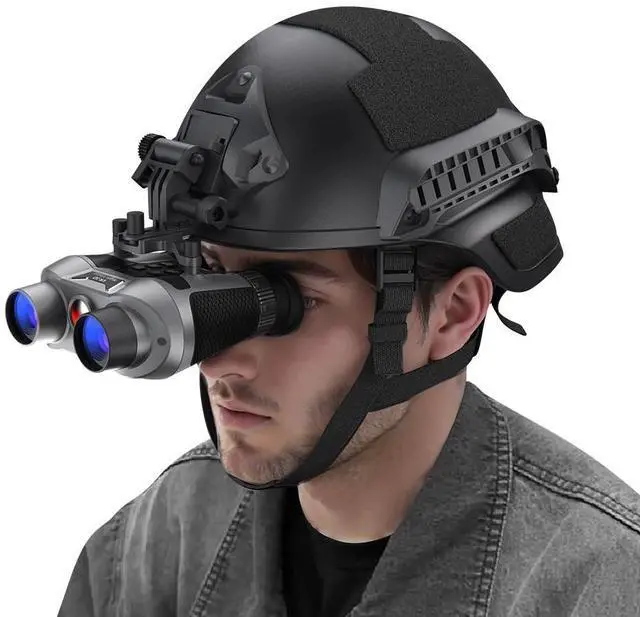 Alt view image 3 of 7 - VRNV303 Naked Eye 3D VR Head-mounted Binocular Night Vision F1.3 6X Digital Zoom