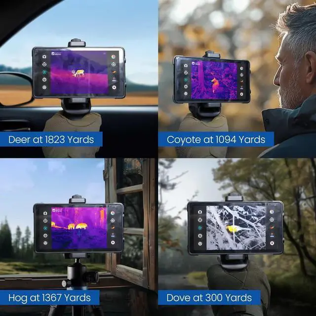 Alt view image 3 of 7 - Thermal Master T2 Max Night Vision Imaging Camera 15X Zoom 512x384 For android