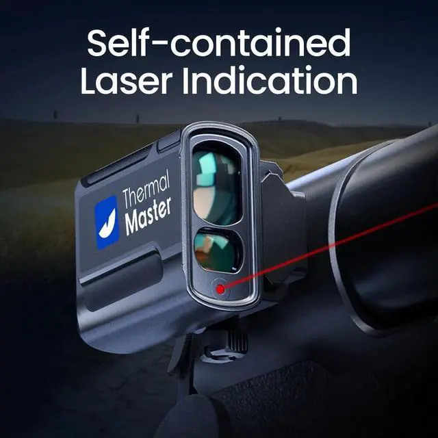 Alt view image 4 of 6 - T2 Max Night Vision Scope Monocular 1600 Yards Thermal Imaging Camera 15X Zoom Rangefinder only
