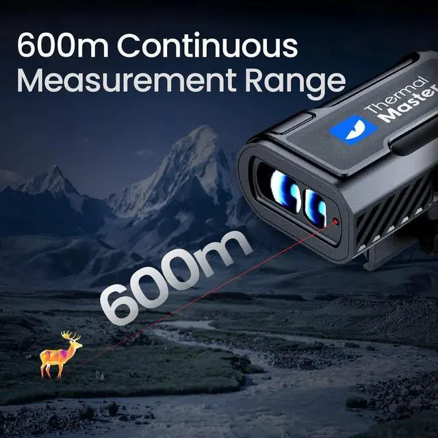 Alt view image 2 of 6 - T2 Max Night Vision Scope Monocular 15mm Lens 1600 Yards Thermal Imaging Camera Rangefinder only