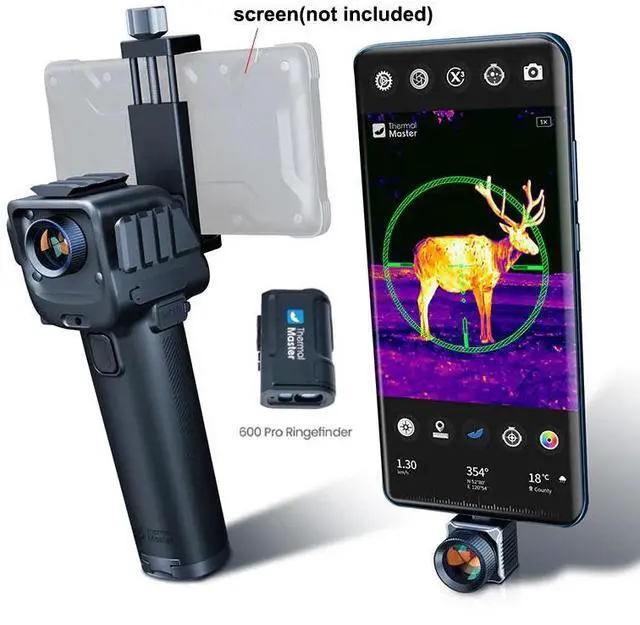 Main image of T2 Max Night Vision Scope Monocular 1600 Yards Thermal Imaging Camera 15X Zoom Camera+Rangefinder